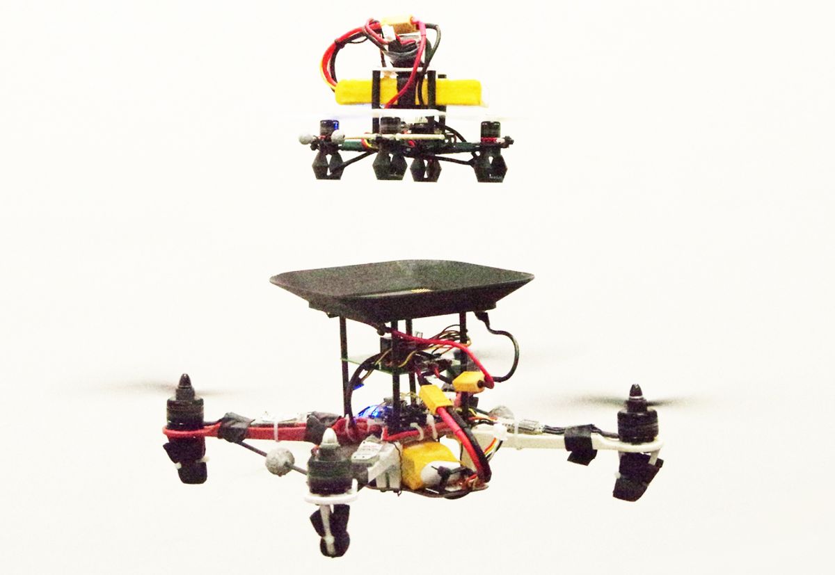 Flying battery for drones
