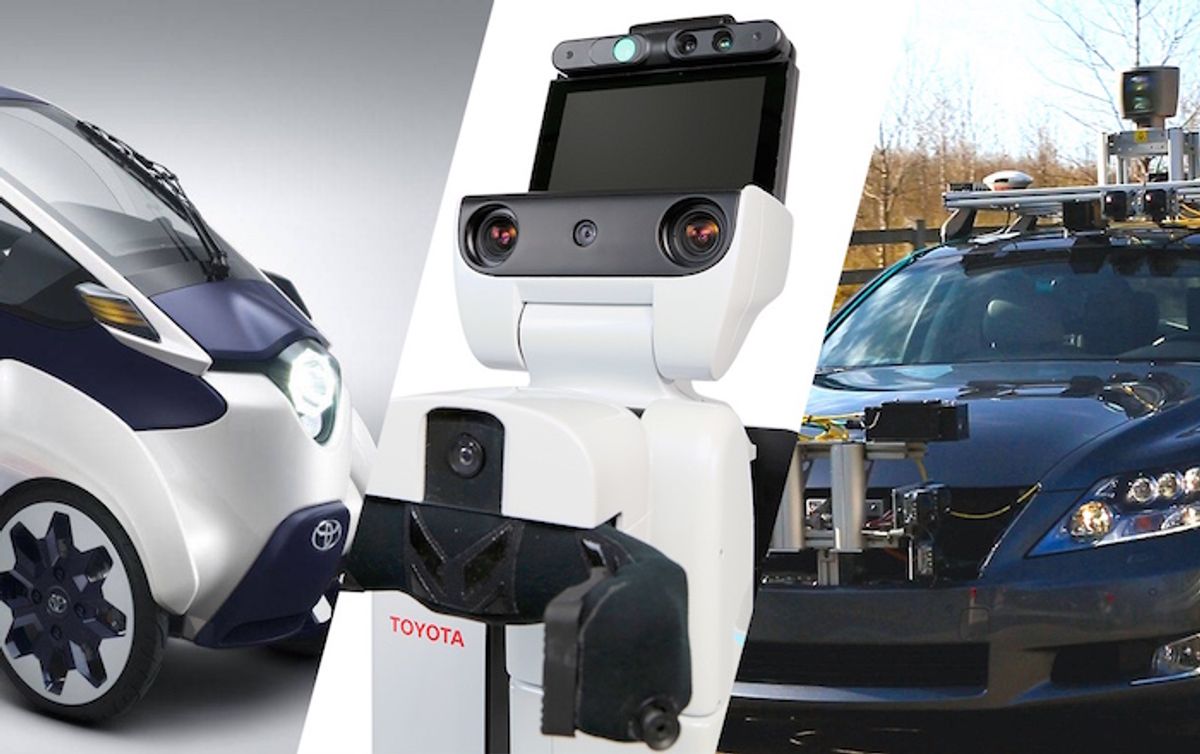 Toyota Announces Major Push Into AI and Robotics, Wants Cars That Never Crash