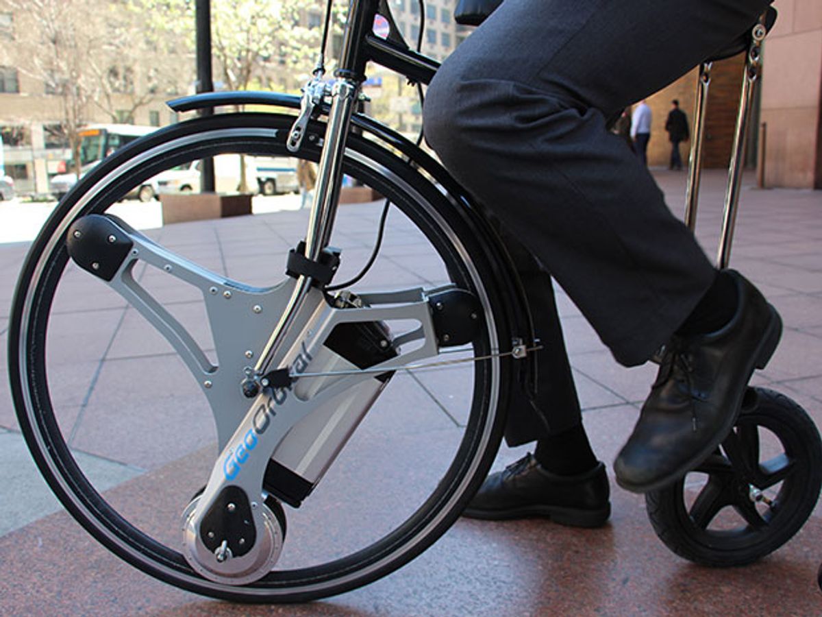 Georbital's electric bicycle wheel.