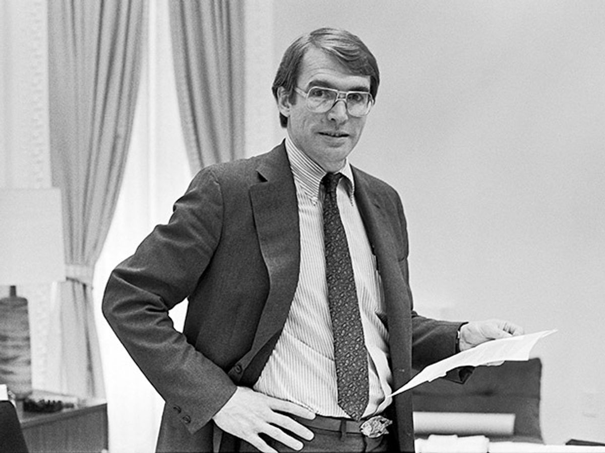 George Keyworth II at his office in the White House, where he was a science adviser to President Ronald Reagan, in Washington, Aug. 4, 1981.