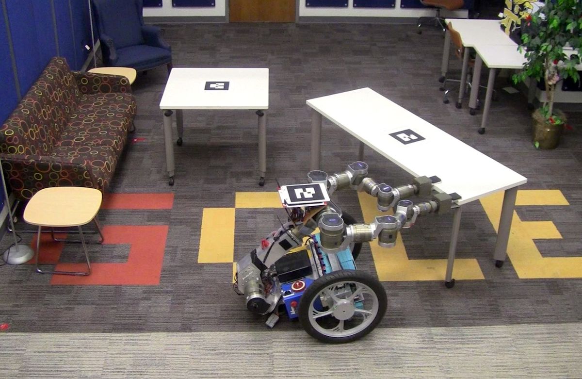 Georgia Tech robot moving furniture