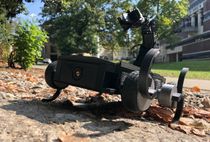 Little Wheeled Robot Puts on New Shoes to Go Offroad