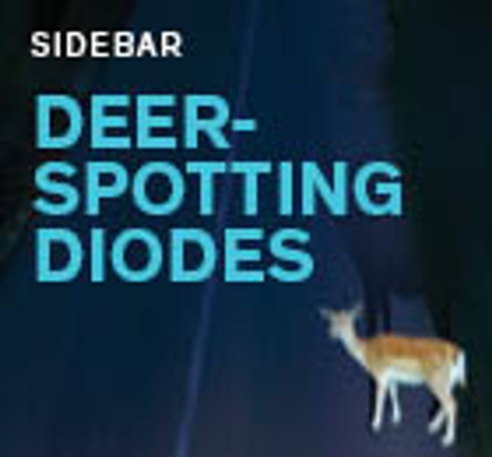 graphic link to Deer-Spotting Diodes sidebar
