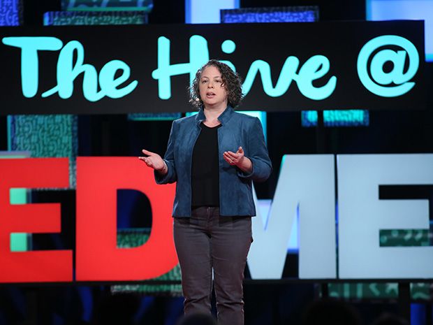 Hannah Bayer present at the 2016 TEDMED conference