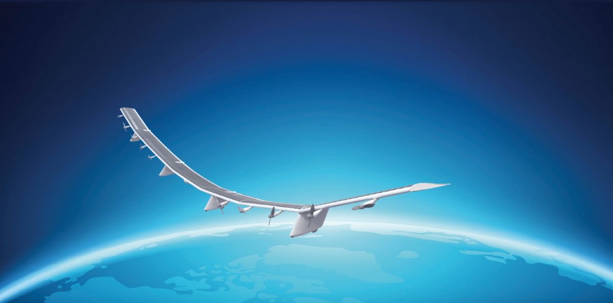 HAPS Mobile solar-powered high-altitude long-range satellite drone