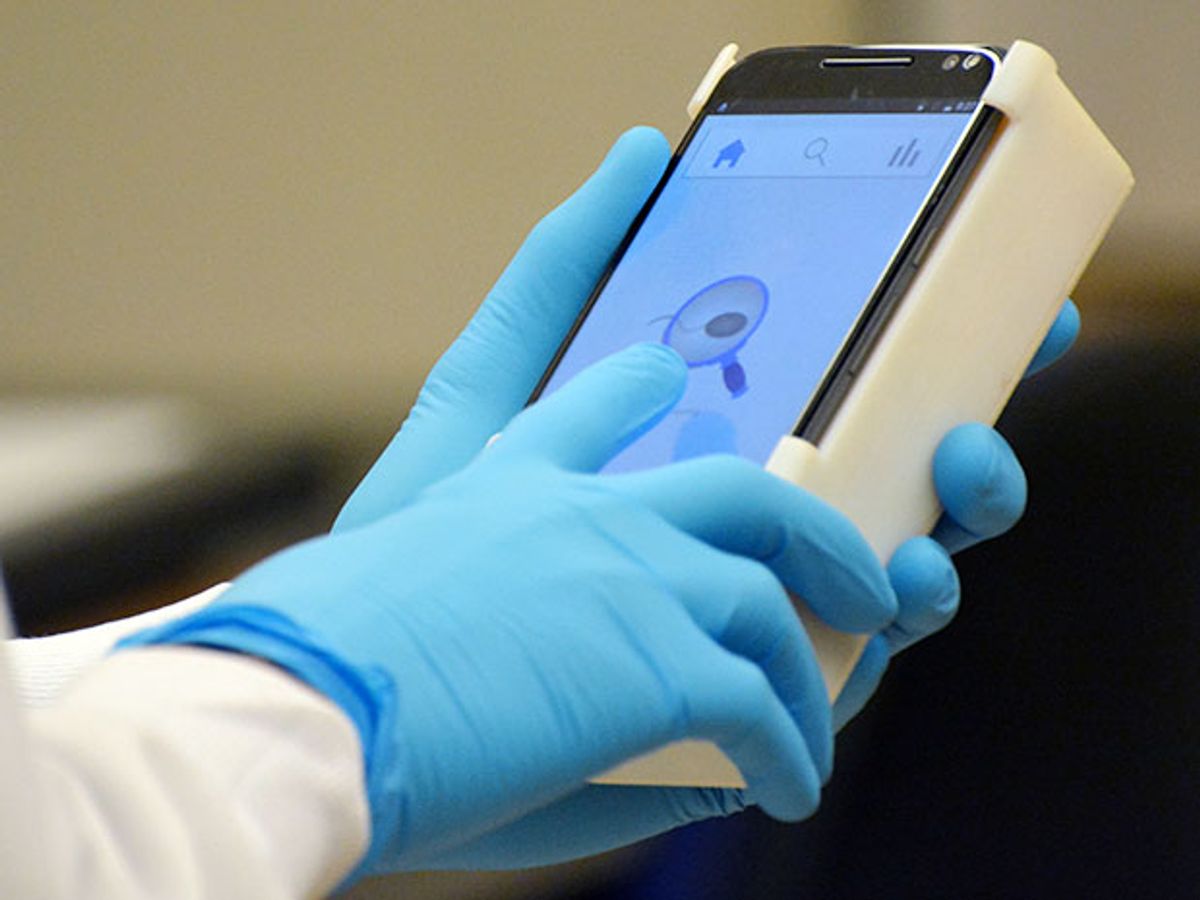 Harvard home testing kit for male fertility uses a smartphone app to count sperm