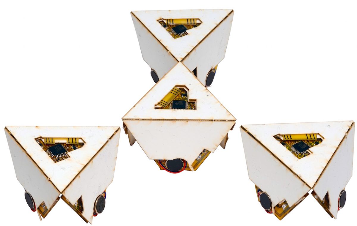 Harvard's self-folding origami robots
