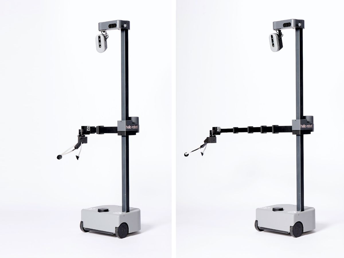 Hello Robot, founded by former Google robotics director Aaron Edsinger and Georgia Tech professor Charlie Kemp, is introducing Stretch, a mobile manipulator that weighs only 23 kg and costs less than $20,000.