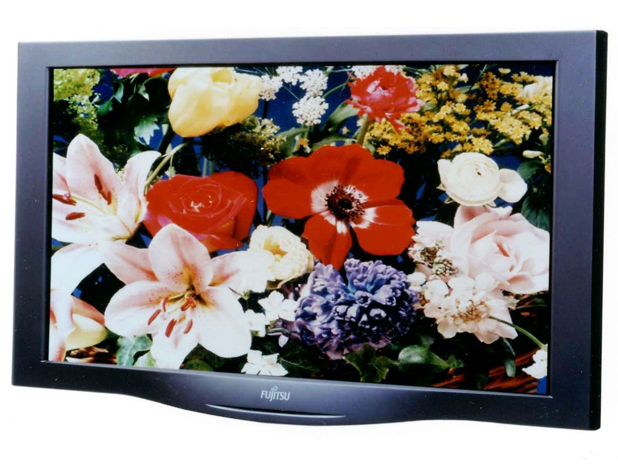 flat screen television set