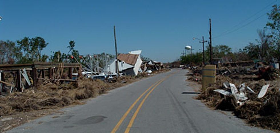 Hurricane Katrina didn\u2019t leave much of Delacroix, La., intact.