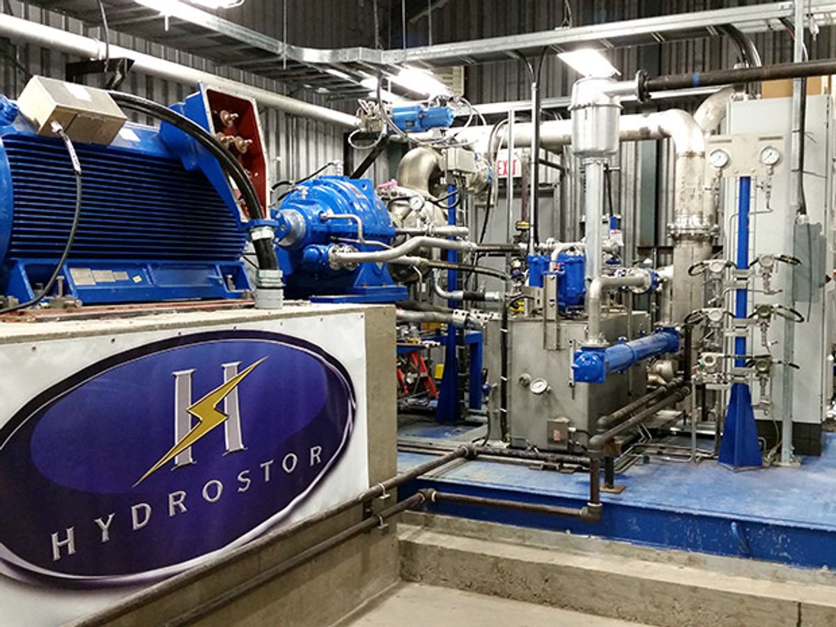 Hydrostor's Terra system for compressed-air energy storage in underground caverns