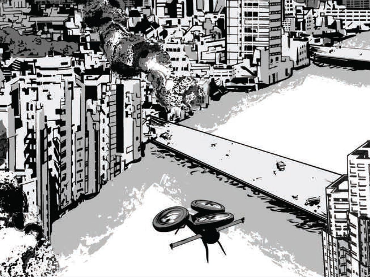 illustration from a graphic novel