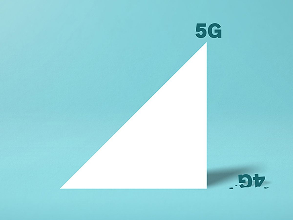 Illustration graph with 5G at the top