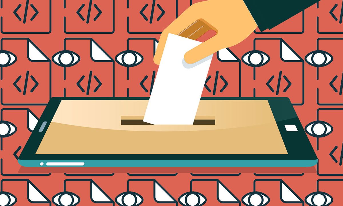 Illustration of open source voting