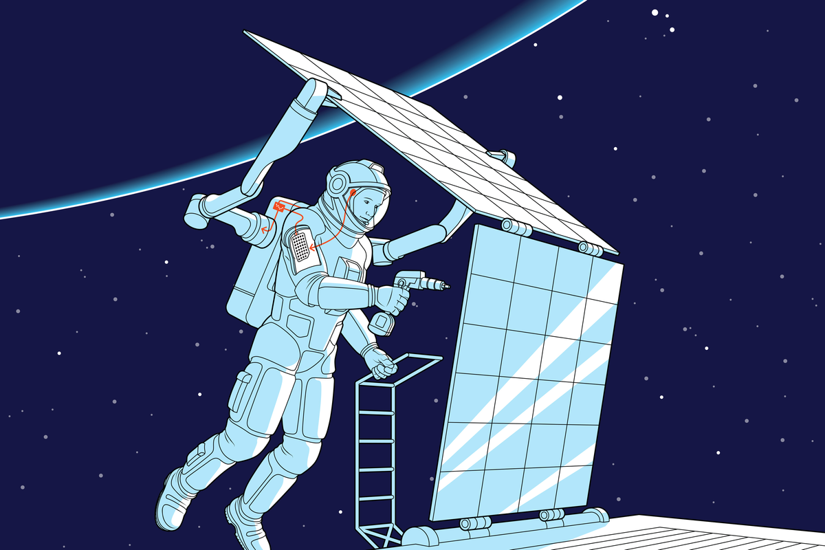 illustration-showing-an-astronaut-perfor