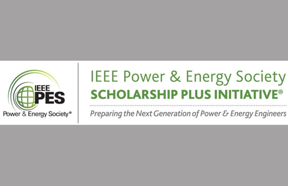 Image: IEEE Power & Energy Society Scholarship Plus Initiative