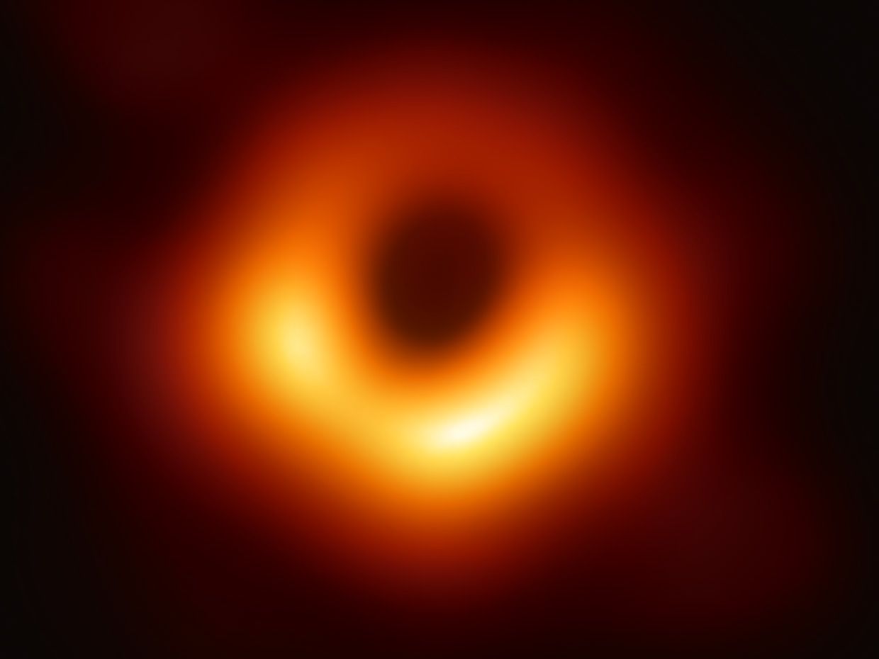 Image of a black hole called M87*