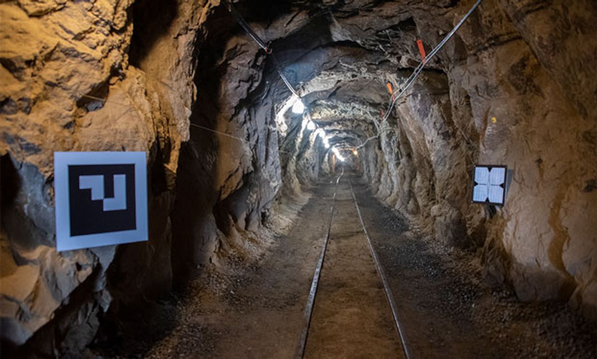 Image of a DARPA mine