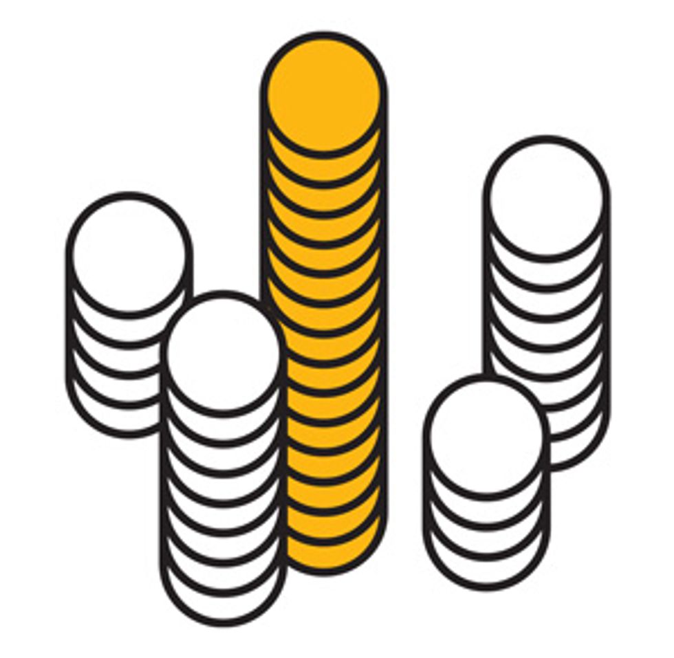 Image of stacked coins.