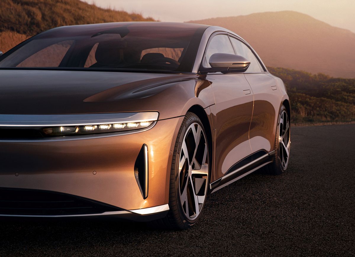 Image of the 2021 Lucid Air.