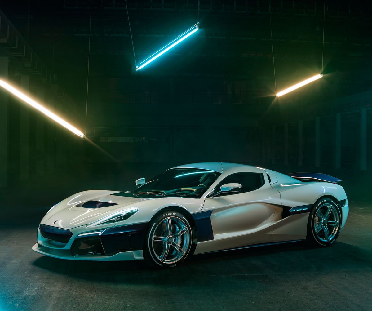 Image of the Electric Hypercar from Rimac, the C Two.