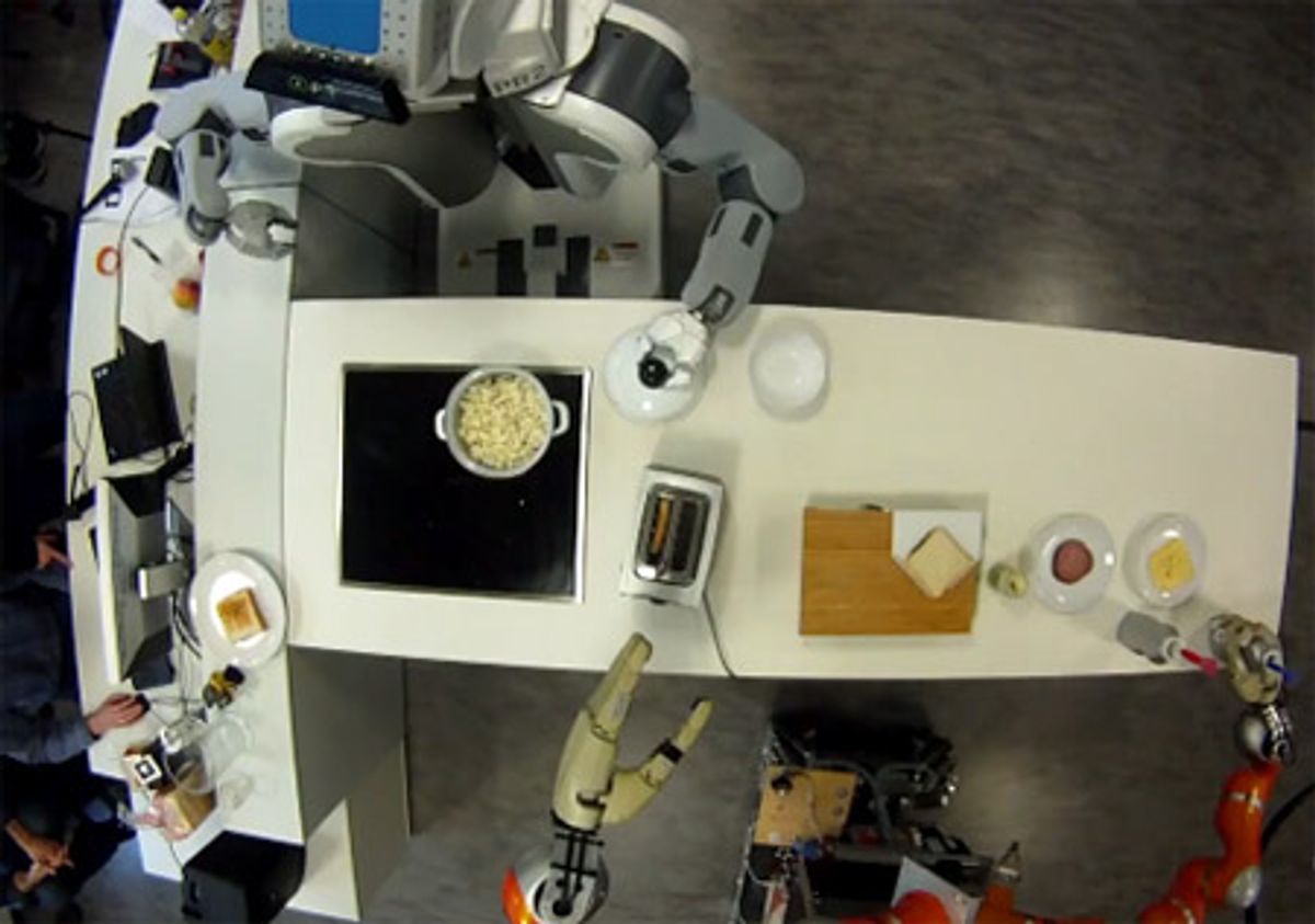 Kitchen Robots Graduate from Pancakes to Popcorn, Sandwiches