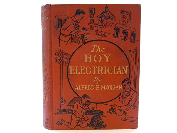 Photo of book, "The Boy Electrician"