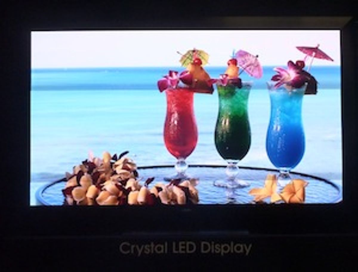 CES 2012: Sony Pulls “Crystal” Display Technology Out Of the Lab