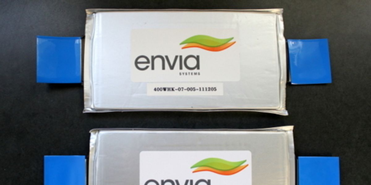 Will Envia Be the Envy of Lithium-Ion Car Battery Makers?