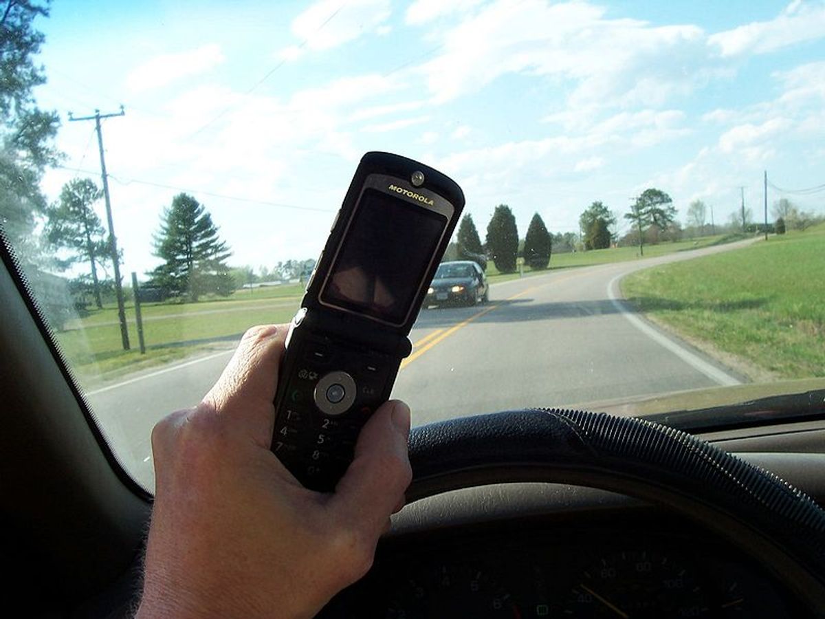 Texting while Driving: We're Really Bad at it, but We Think We're Good