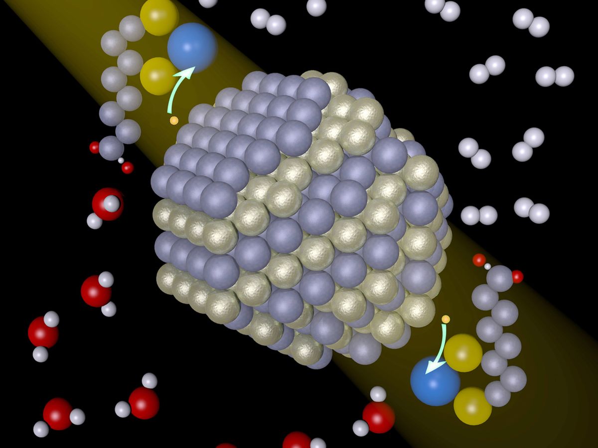 A Nanoparticle Sunlight-to-Hydrogen Generator
