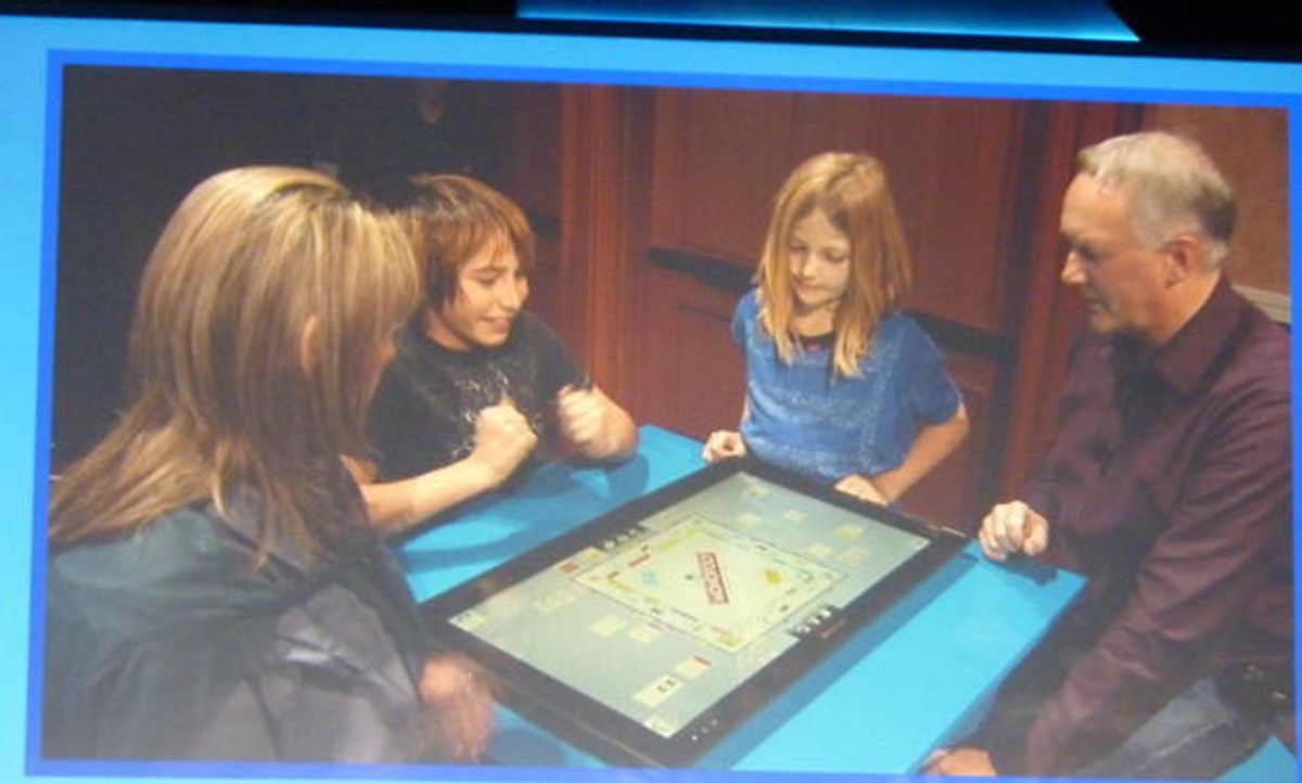 CES 2013: Replacing the Game Board with a MultiTouch Computer