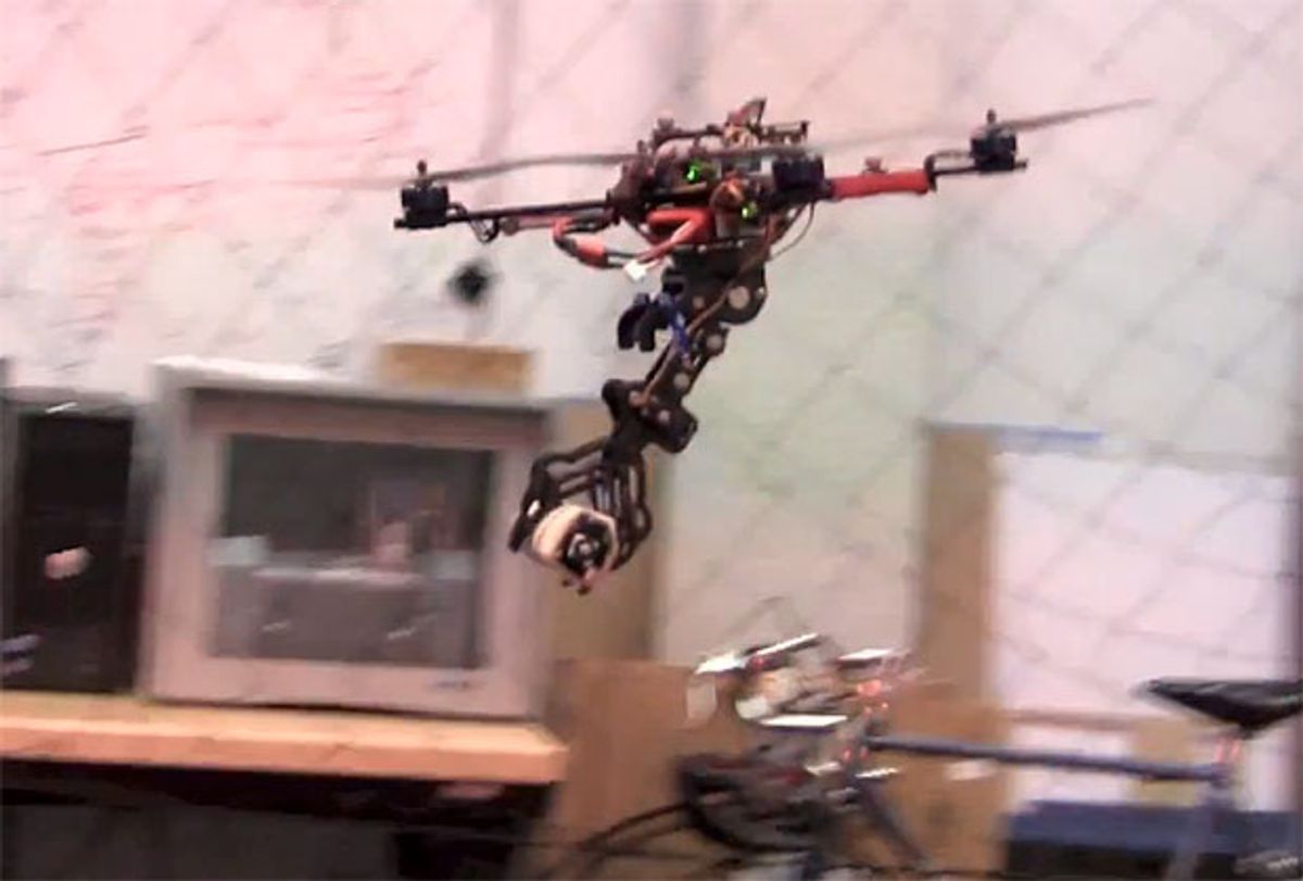 Video Friday: Fly-By Grasping, Quadrotors in Africa, and ROS Does Minecraft