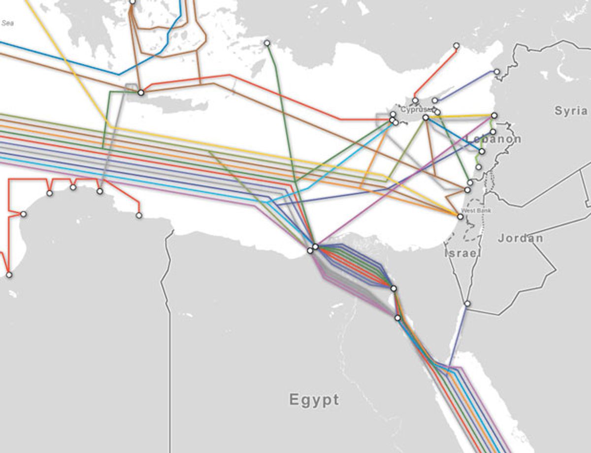 Divers Caught Cutting Internet Backbone Cable