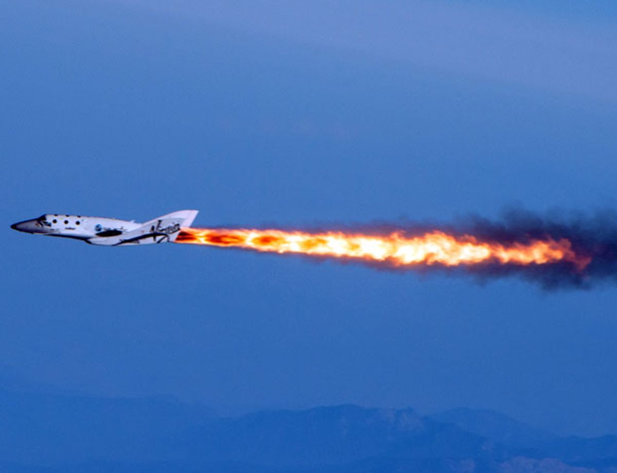 Virgin Galactic's Spacecraft Goes Supersonic in First Rocket Test