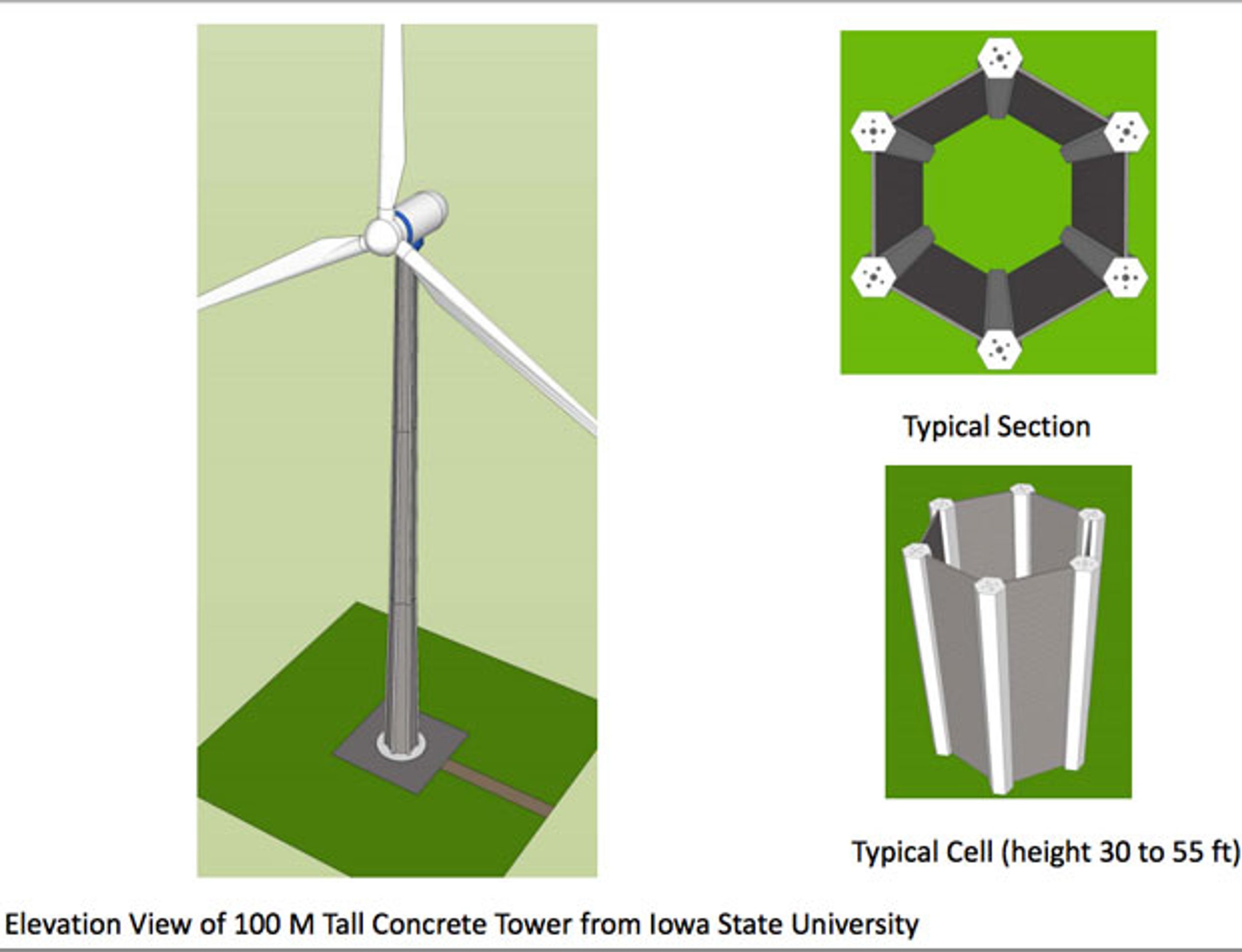 Too Tall for Steel: Engineers Look to Concrete to Take Wind Turbine Design to New Heights