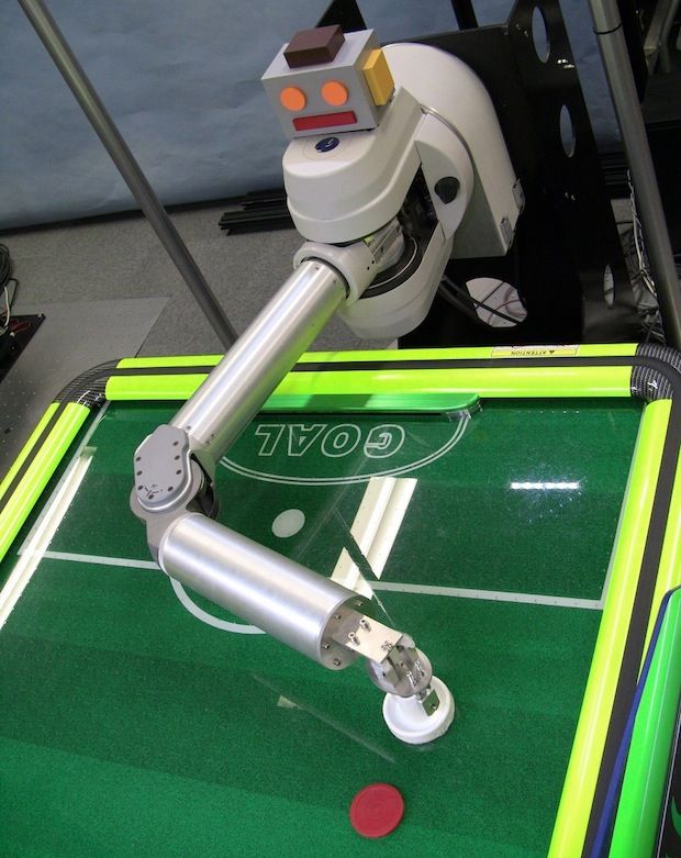 This Robot Wants to Beat You at Air Hockey