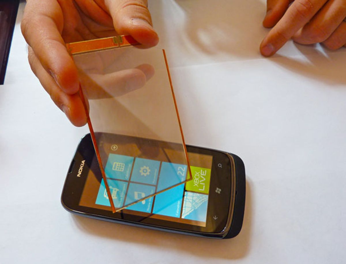 Self-Charging Cell Phone Screens Coming Soon