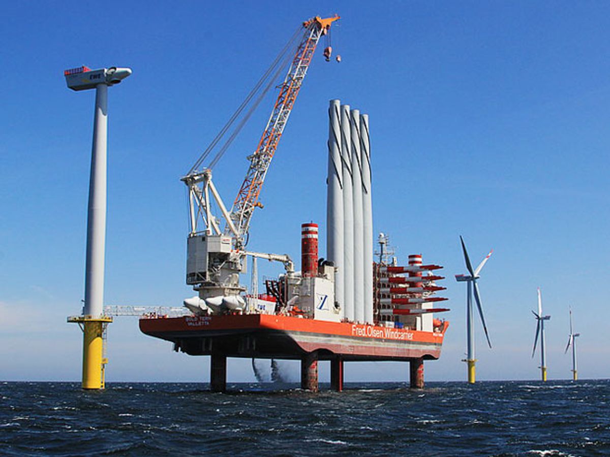 Germany's Largest Offshore Windfarm Hits a Snag