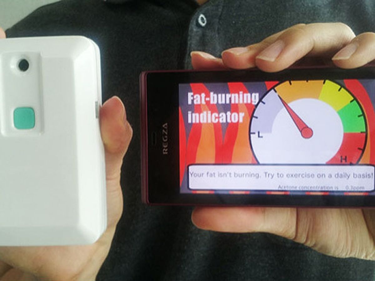 Smartphone Breathalyzer Sniffs Out Fat-Burning Exercise
