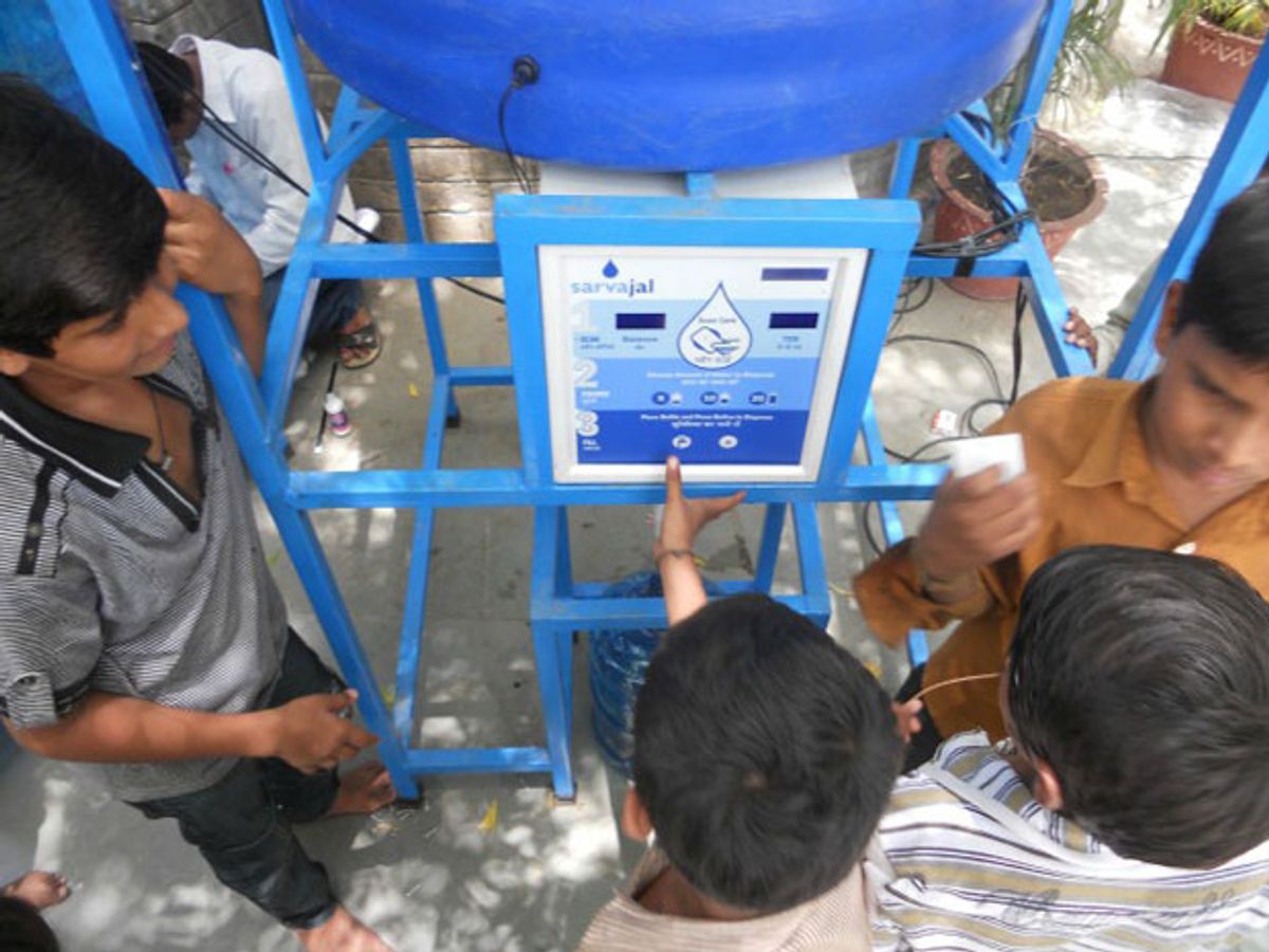 Solar-Powered ATMs Bring Clean Water to India's Slums