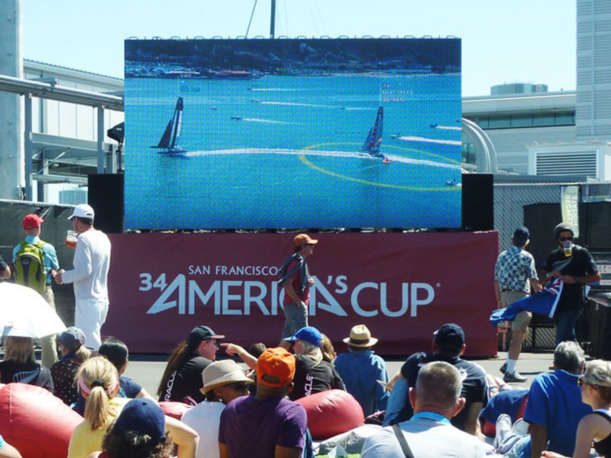 Augmented Reality Competes With the Real Thing at the 2013 America's Cup