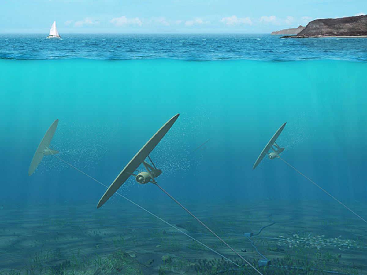 Underwater Kite Harvests Energy From Slow Currents