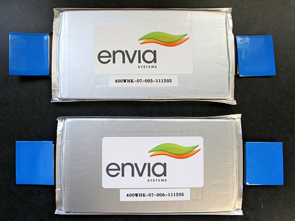 Battery Startup Envia Is Accused of Fraud