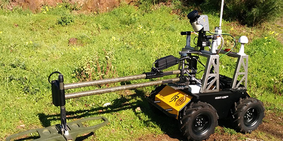 Robot Takes on Landmine Detection While Humans Stay Very Very Far Away