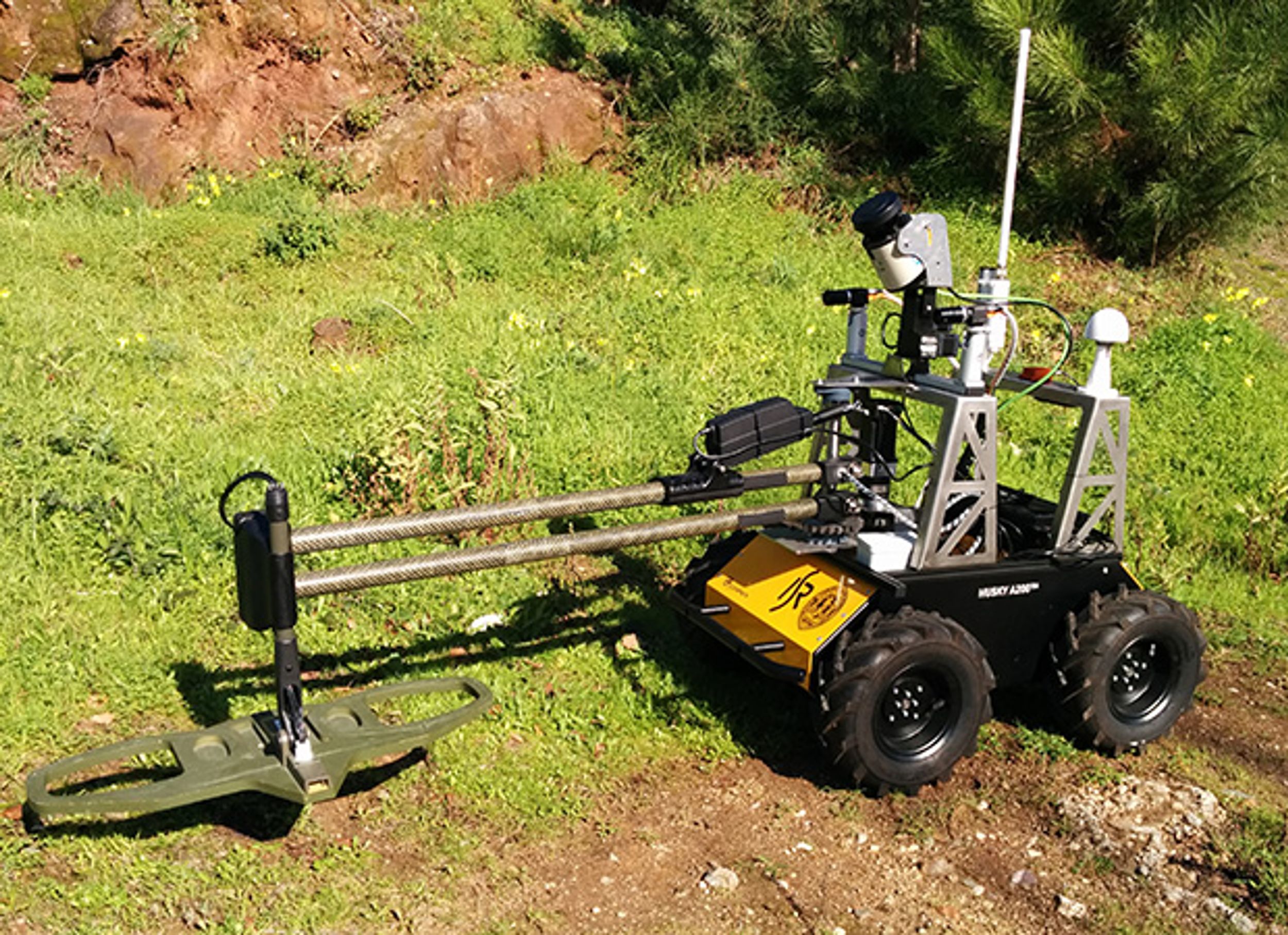 Robot Takes on Landmine Detection While Humans Stay Very Very Far Away