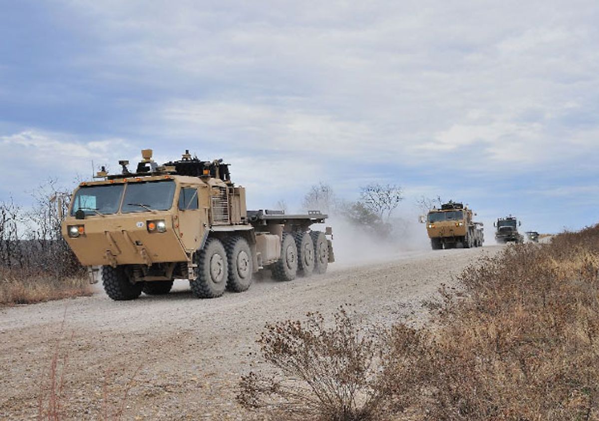 Lockheed's Robotic Trucks Pass Real-World Military Convoy Test