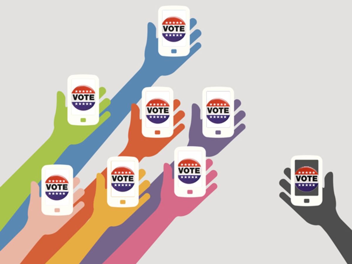 Smartphone Voting Reduces User Errors in Mock Election