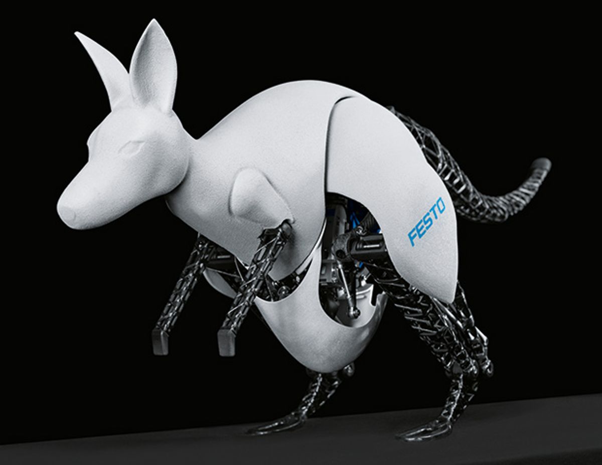 Festo's Newest Robot Is a Hopping Bionic Kangaroo