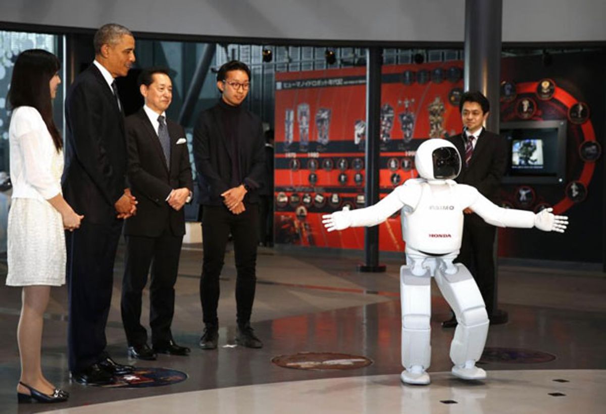 Video Friday: Obama vs. ASIMO, 3D Printed Hands, and Drone Delivery Fail
